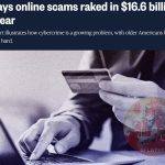 网络诈骗去年损失创纪录达166亿美元-百家乐策略-百家乐论坛