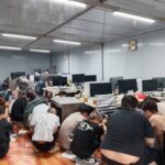 老挝万象公安总局警方在万象市塔銮努亚村抓获88名诈骗团伙成员-百家乐策略-百家乐论坛